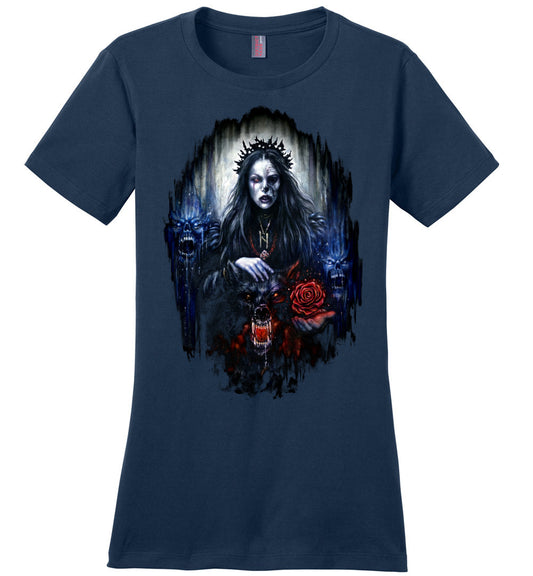 Norse Goddess Hel Ladies T-shirt