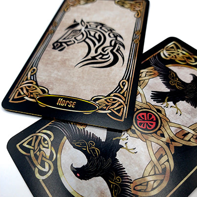 Futhark of the Shadowed Feather Runic Oracle Rune Deck GIFT SET