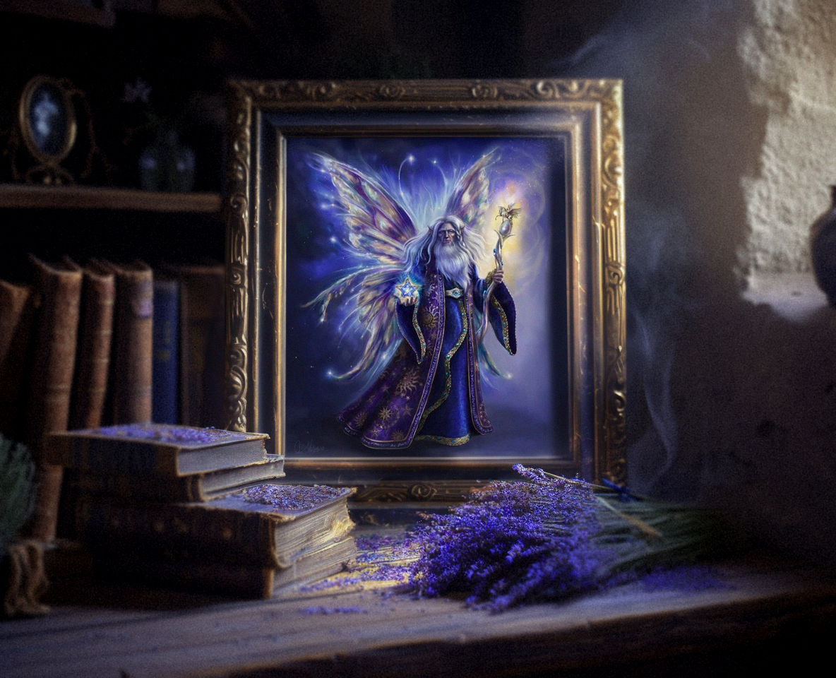 "Eulool" Wizard Fairy Limited Edition Art Print