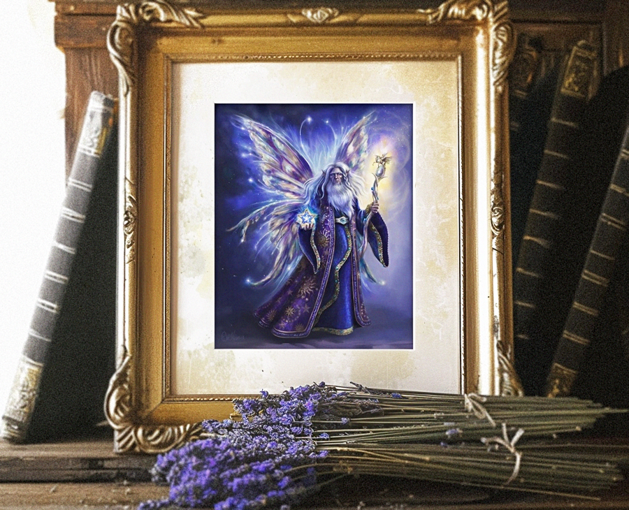 "Eulool" Wizard Fairy Limited Edition Art Print