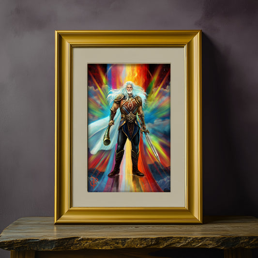 Norse God Heimdall  Art Print Multiple Sizes
