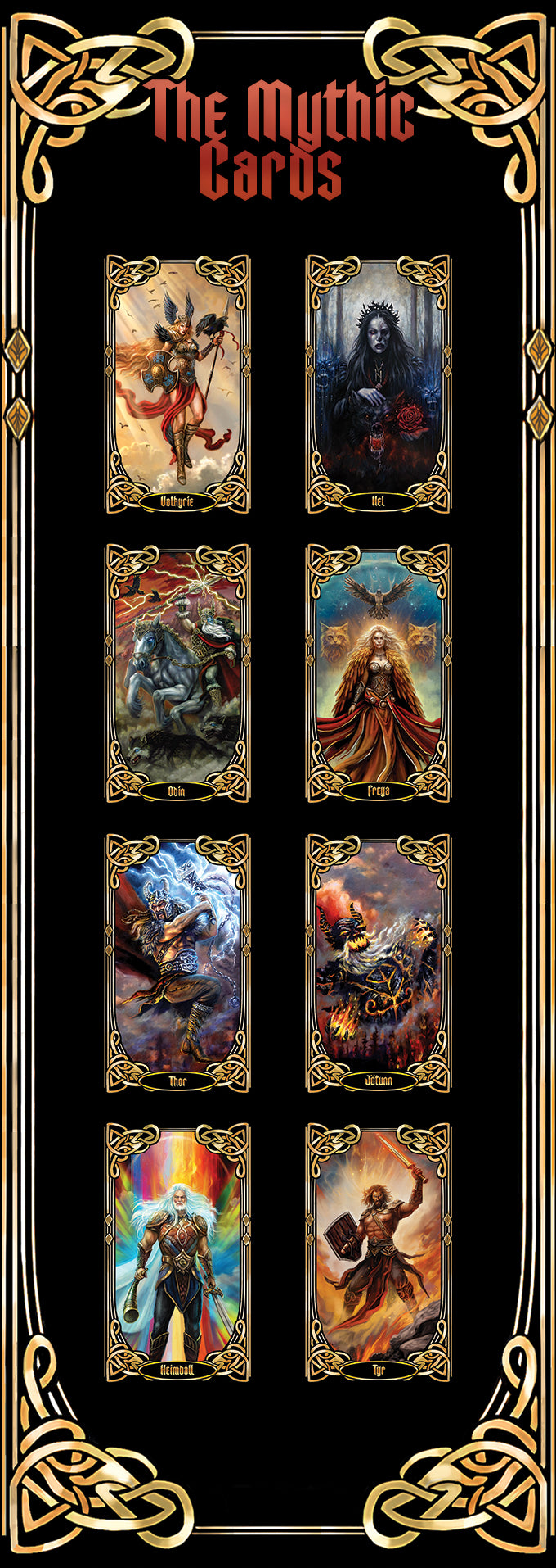 Futhark of the Shadowed Feather Runic Oracle Rune Deck GIFT SET