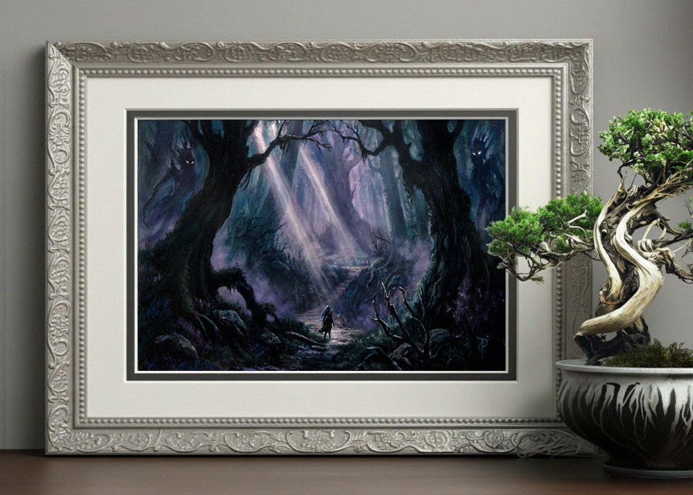 Dark Forest of Noor – Gothic Landscape Wall Art Print