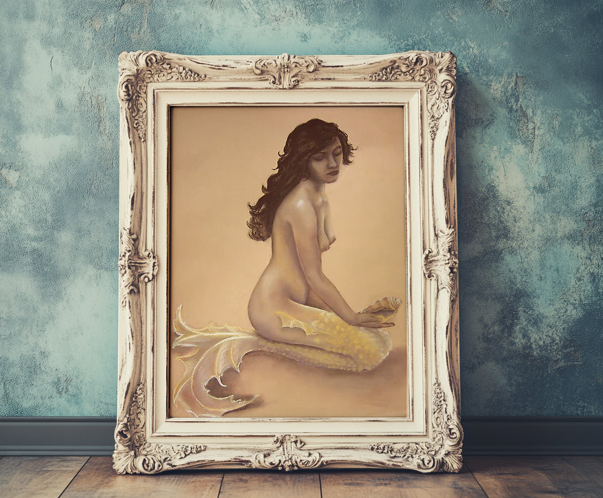Topaz 1st in the Vintage Mermaids Series Small Print