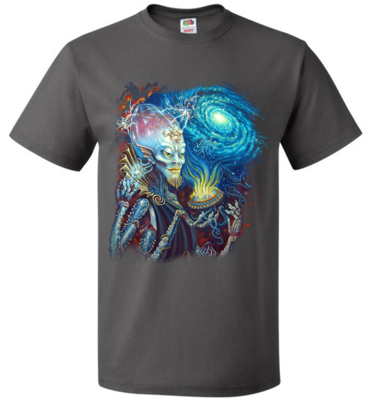 King of Cups Water Alien Extraterrestrial galaxy outerspace t-shirt s-6xl - Inlumined Arts LLC