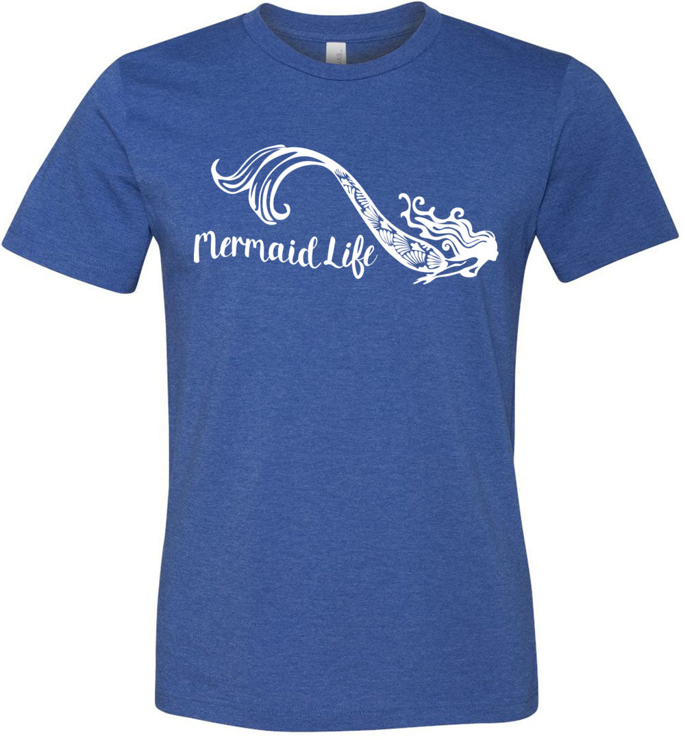 Mermaid Life Unisex t-shirt mens womens ocean summer beachwear s-4xl - Inlumined Arts LLC