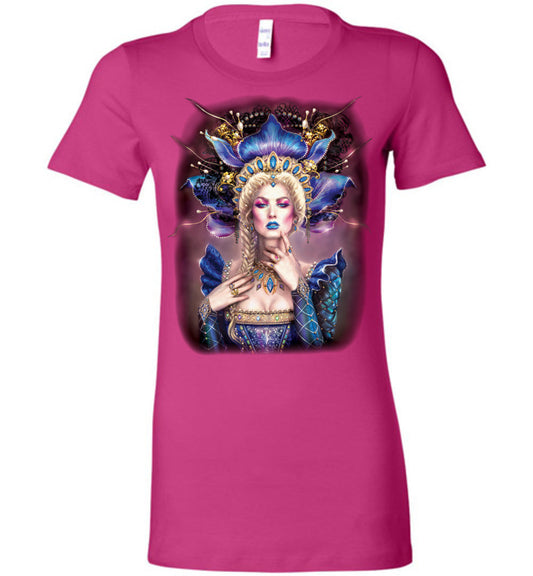 Roethaba - Fantasy Art Womens Fitted T-shirt SIzes (S-2x) - Inlumined Arts LLC