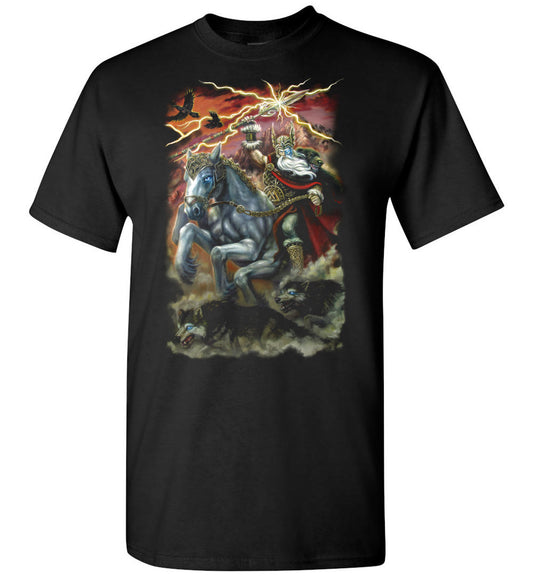 Odin Norse God Fantasy Art Graphic T-shirt Gildan s-6xl - Inlumined Arts LLC