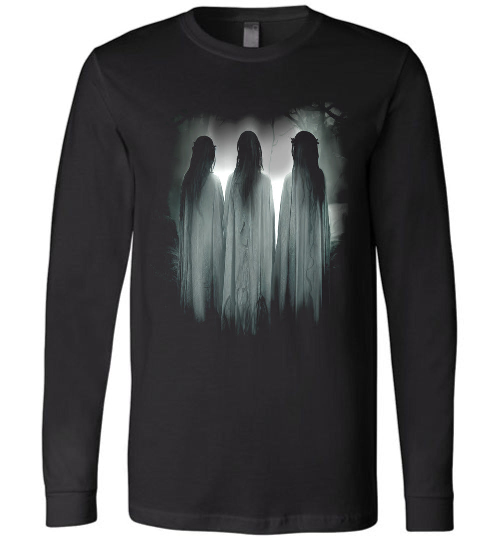 3 Norns Fates Occult Norse Mystisim Long Sleeve T-shirt