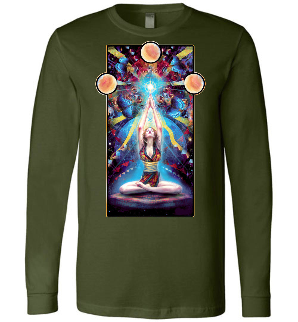 Meditation- Long Sleeve Unisex Shirt (S-2XL) - Inlumined Arts LLC
