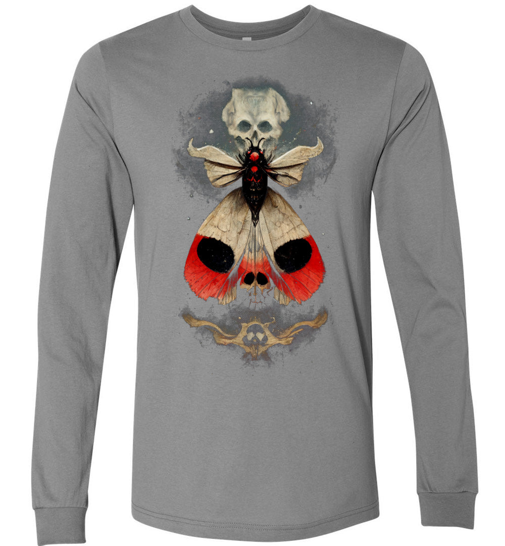 Fantasy Skull Death's Head Moth Shirt long sleeve
