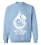 Mermaid Life water drop fantasy art graphic sweat shirt unisex