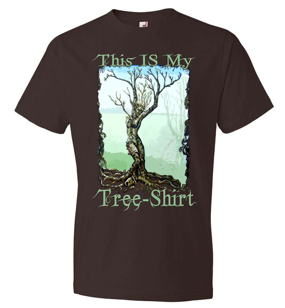 Funny Cute Whimsical fantasy art Dryad Fairy Tree Shirt s-3xl - Inlumined Arts LLC