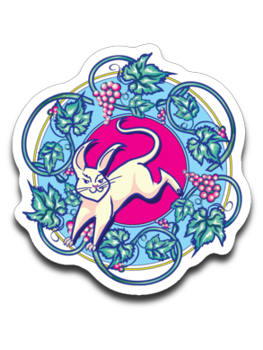 Hearthsprung Vinyl  Decal 3" - Inlumined Arts LLC