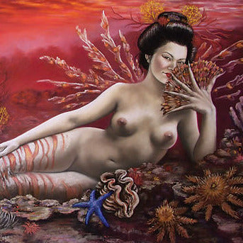 "Coral" 8th in the  Vintage Mermaids Series