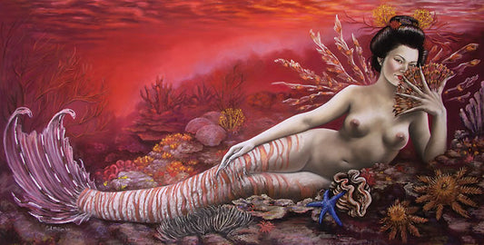 "Coral" 8th in the  Vintage Mermaids Series