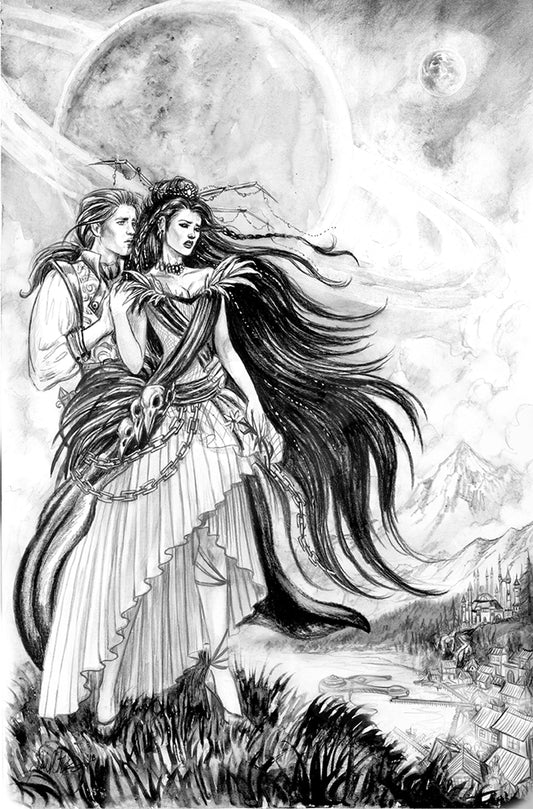 LEAGUE OF ELDER  Kay and Sam ILLUSTRATION - Inlumined Arts LLC