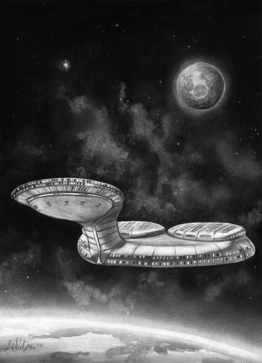 New Faith Spaceship - LEAGUE OF ELDER ILLUSTRATION - Inlumined Arts LLC