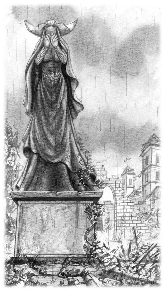 The Ruins of the House Bodice  LEAGUE OF ELDER INTERIOR ILLUSTRATION - Inlumined Arts LLC