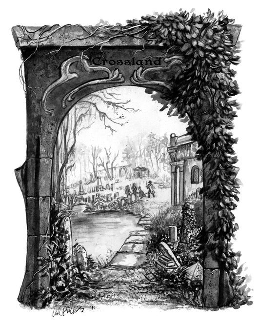 Tombs of Crossland LEAGUE OF ELDER ILLUSTRATION - Inlumined Arts LLC