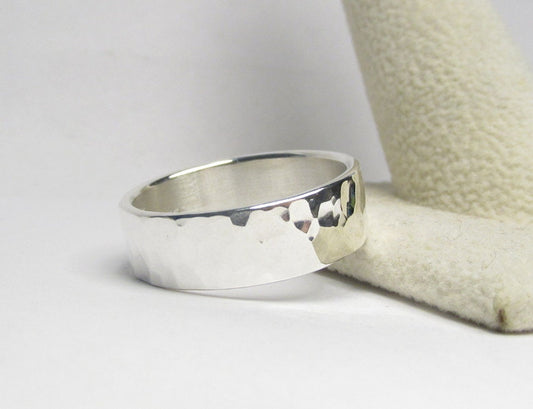 beautiful wide Sterling Silver ring