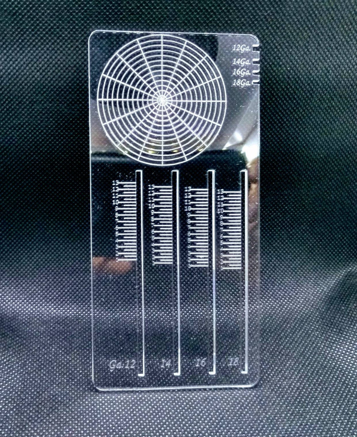 Jewelers ring gauge, ring ruler, ring blank, circle divider, jewelry tool - Inlumined Arts LLC