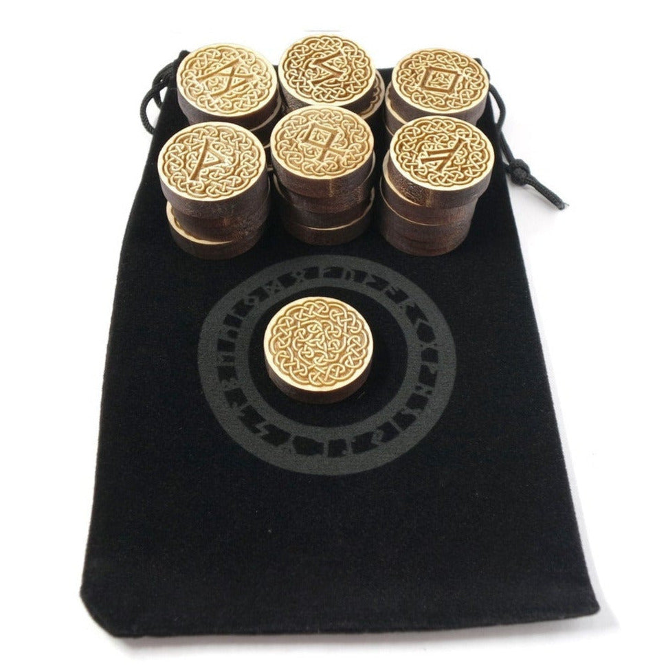 Norse futhark Knot Work Rune Set