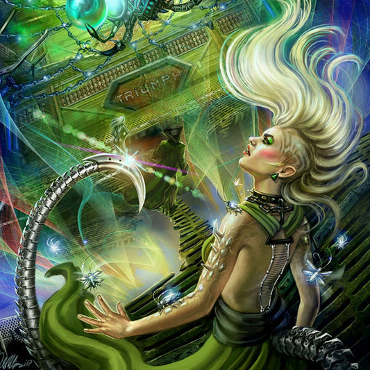 "Kat Cover Art"  League Of Eder Sci-fi Print