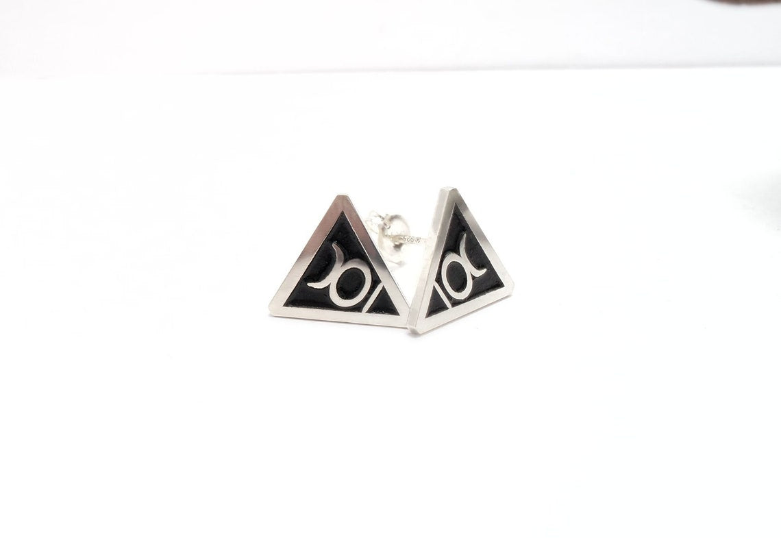 Zodiac Earring Studs 925 sterling silver