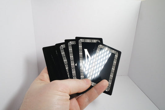 Norse Viking Futhark  Rune Set, Knotwork Rune Card Set, Metallic Rune Tiles - Inlumined Arts LLC