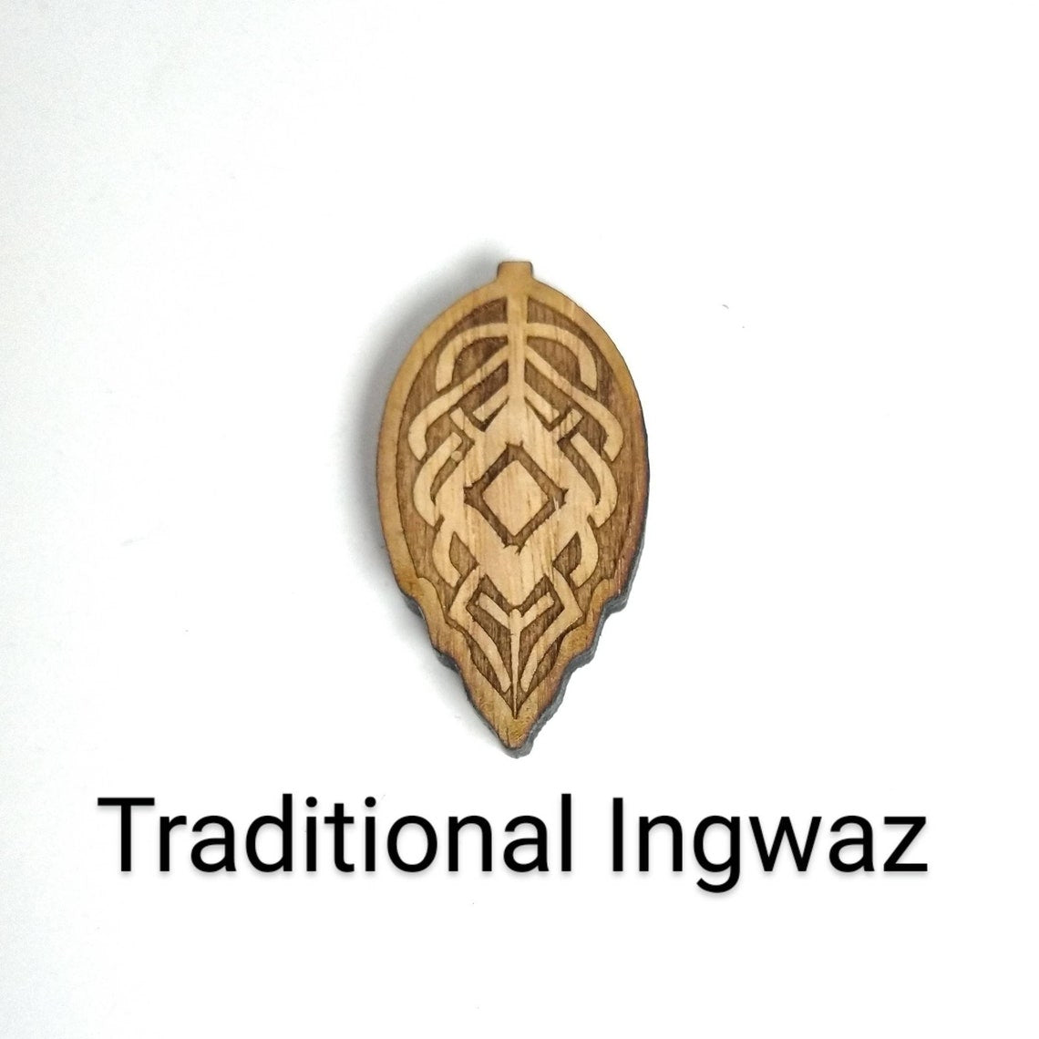 Norse Viking Elder Futhark LEAF Rune Set yggdrasil ASH WOOD worldtree - Inlumined Arts LLC