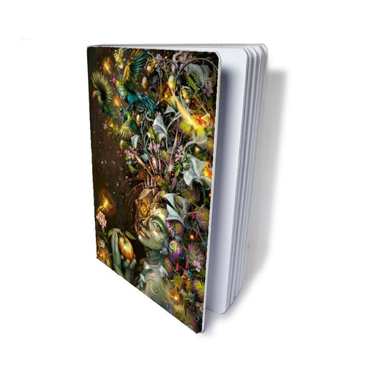 Abundant Woman, felt cover Dream Journal SketchBook