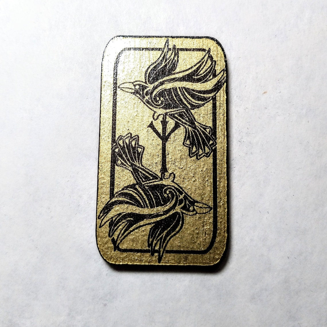 Norse Raven Rune Tile Pocket Rune Set