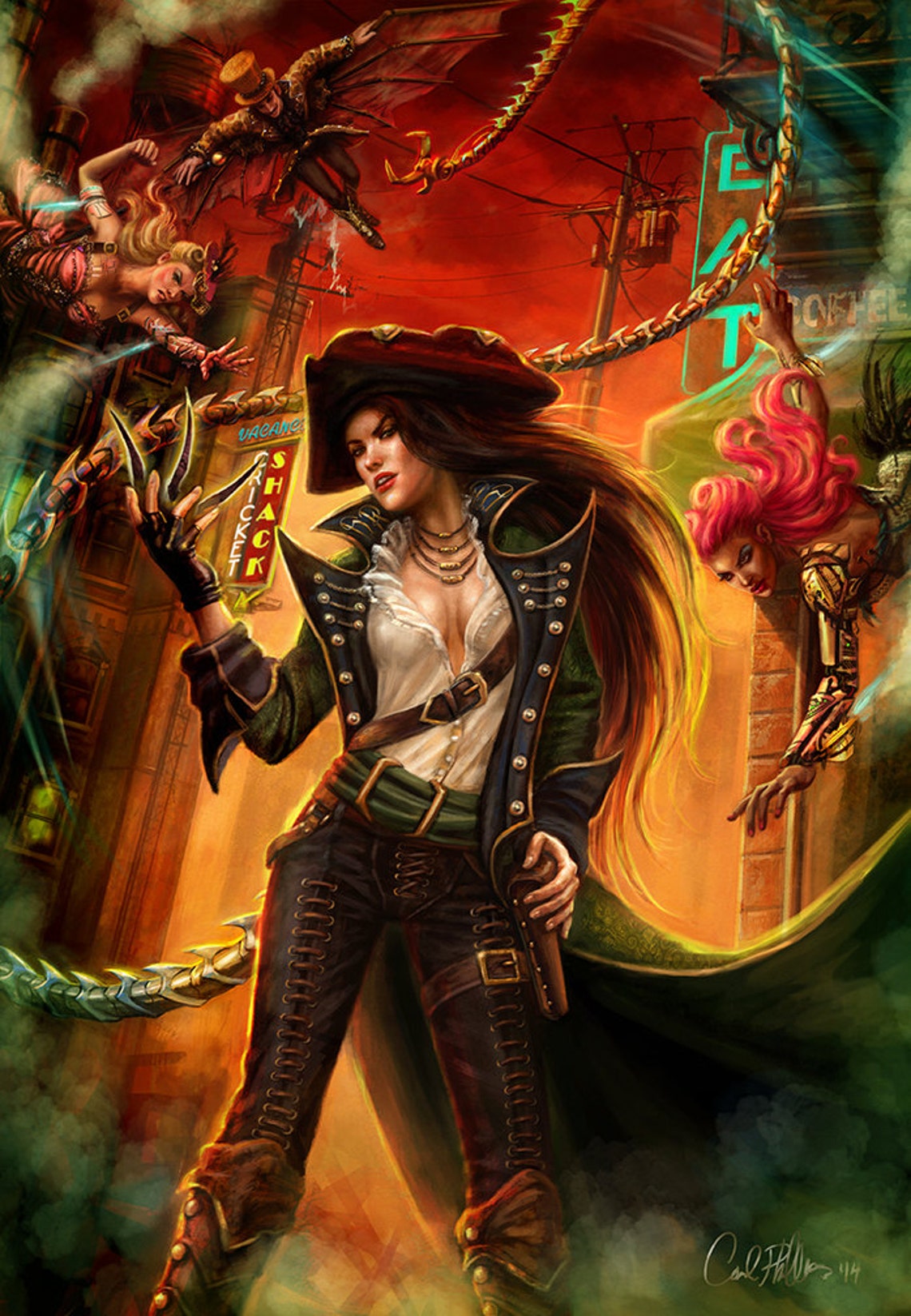 "Stenibelle" League of Elder Fantasy Art Print
