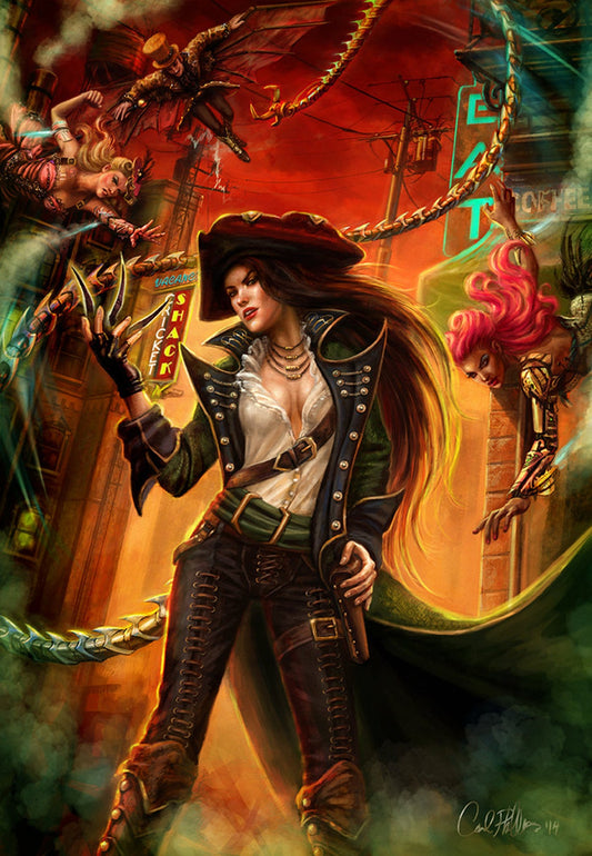 "Stenibelle" League of Elder Fantasy Art Print