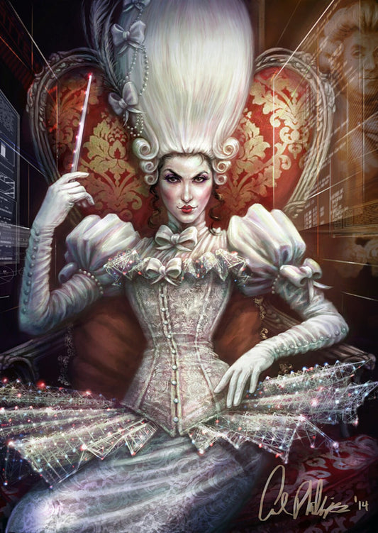 "Professor: Hannah Ben Shurlamp" League of Elder Fantasy Art Print