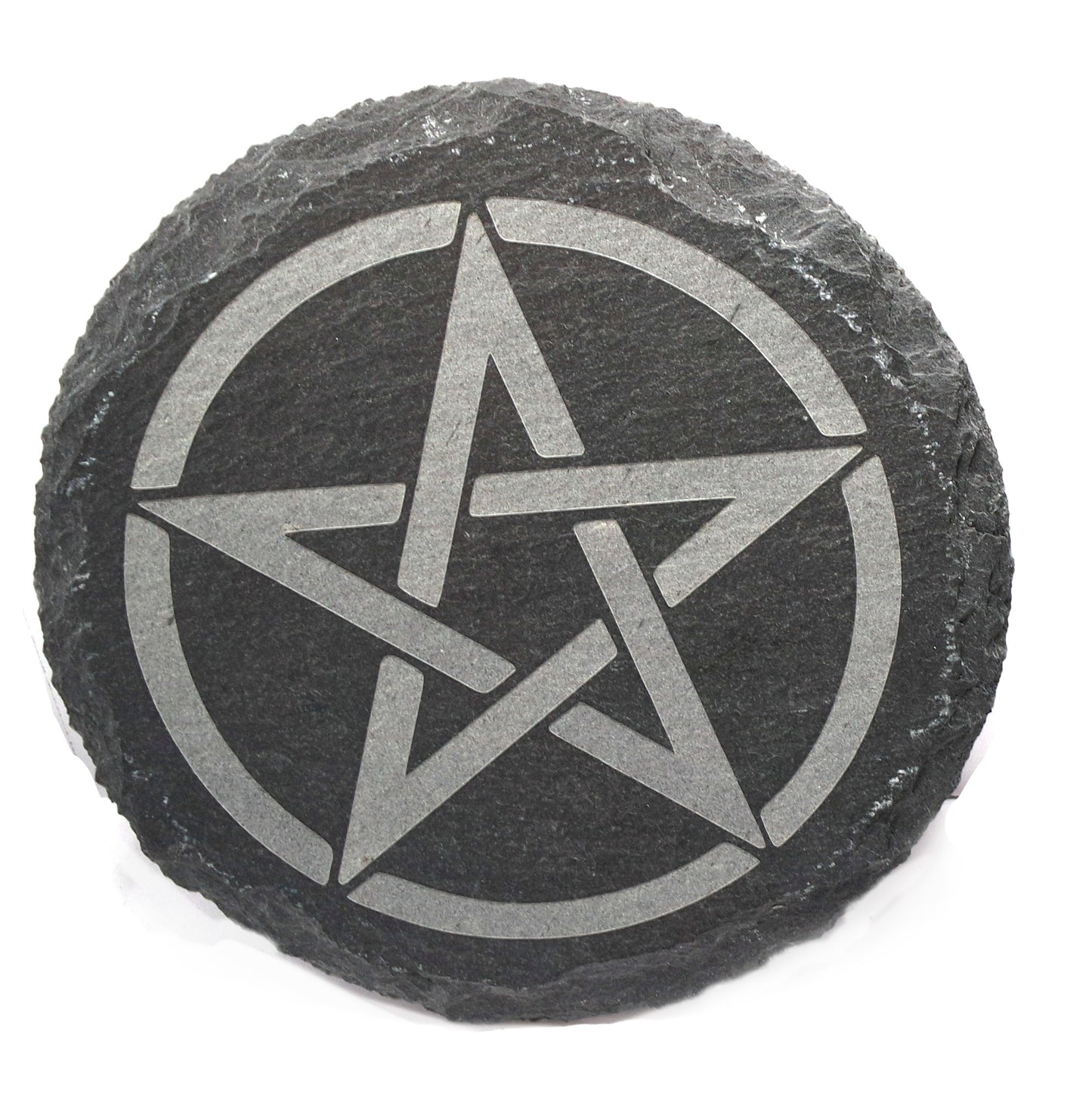 Set of 4 Slate Pentagram Coasters