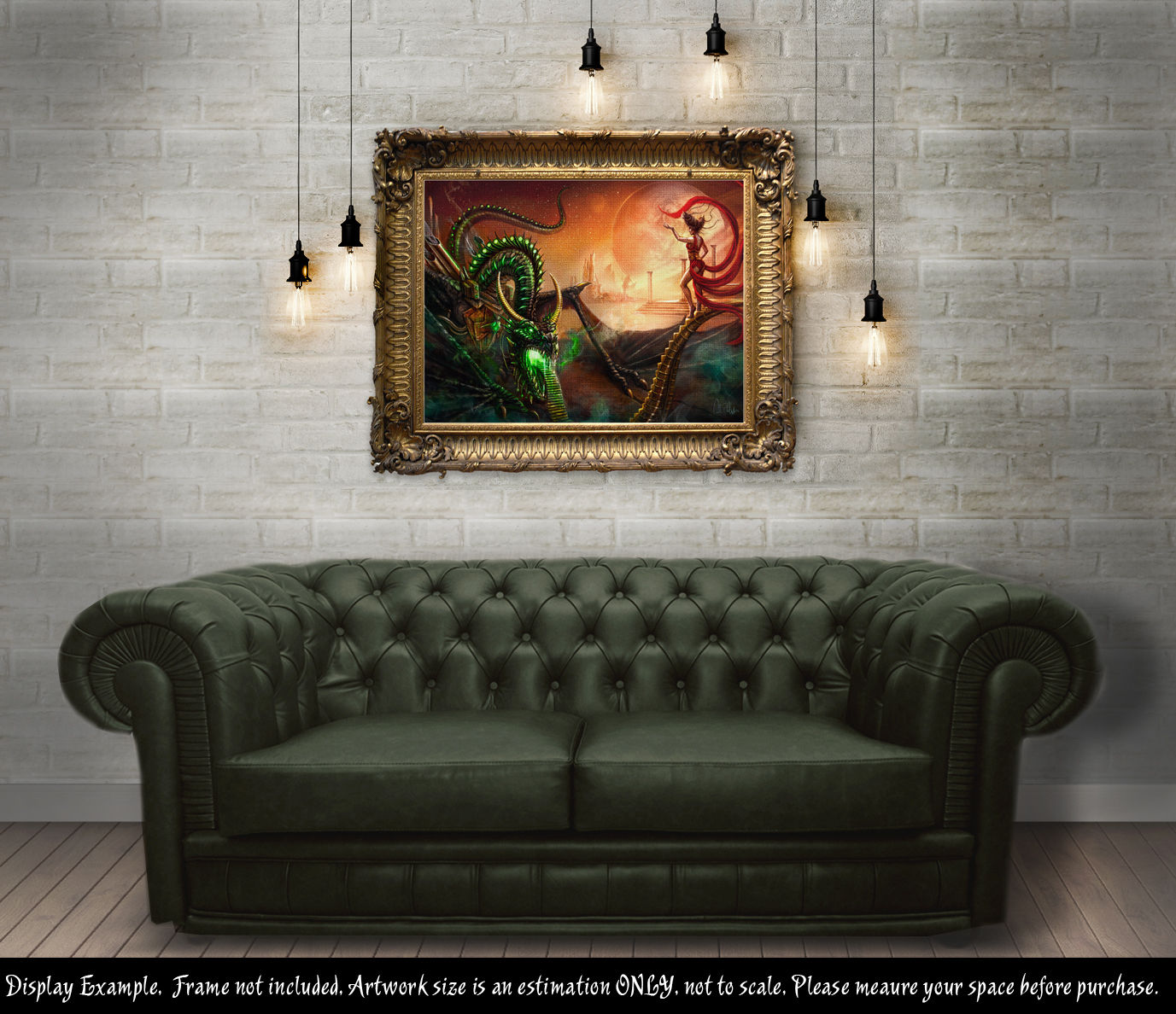 "Vith Bower Chest" Fantasy Art Canvas Print