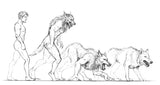 Man to Wolf Concept -  ILLUSTRATION ARTWORK Shadow Over Shandahar