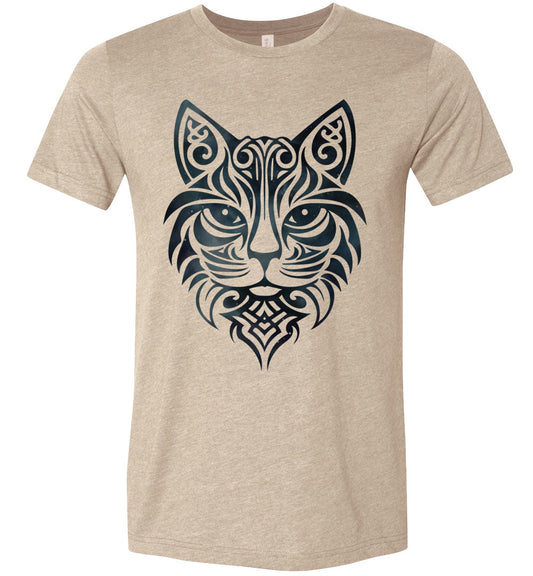 Norse Viking Knotwork Cat graphic   T- Shirt  Unisex s-4xl