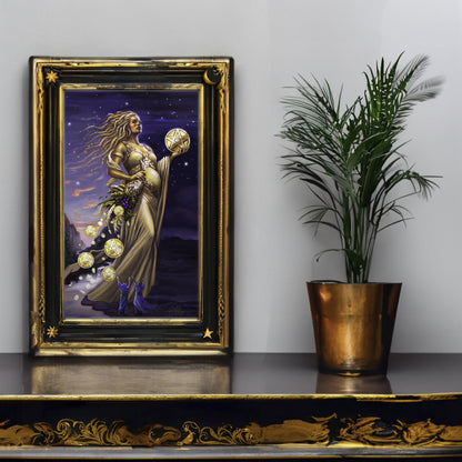 Six of Coins - Abundantia - Fantasy Tarot Art Print