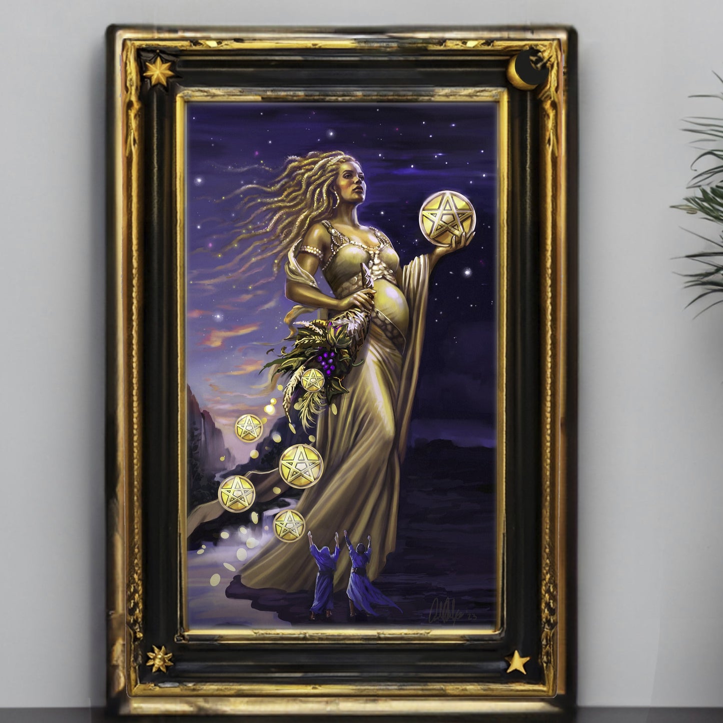 Six of Coins - Abundantia - Fantasy Tarot Art Print