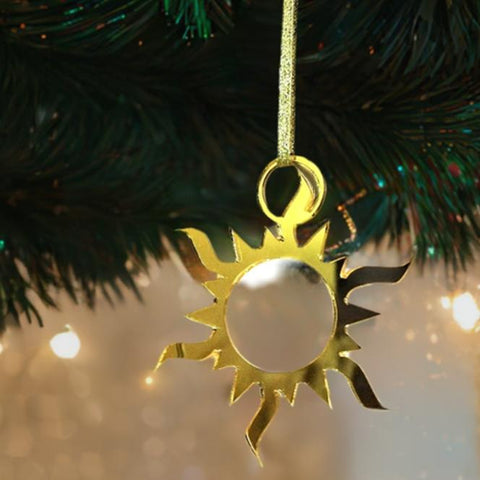 Yule Sun  Pagan Solstice Holiday christmas Ornament