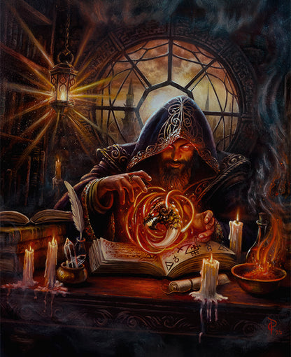 Ezridaeus the Arcane | Fantasy Art Print