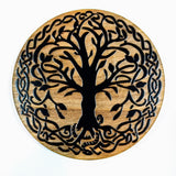 World Tree, Norse, Celtic ,tree of life wood coaster set of 4