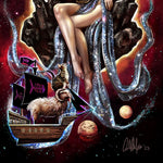 Space Freya - Fantasy Tarot Card Art Print