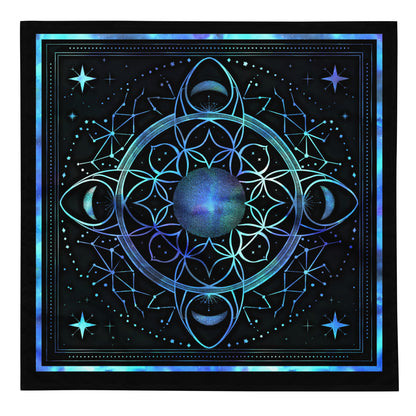 Celestial Moon tarot altar cloth divination tool tarot accessory