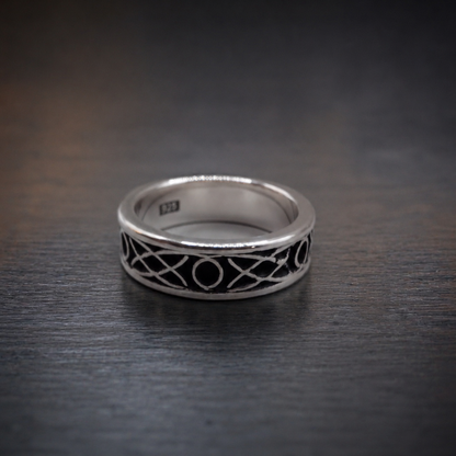  beautiful custom celtic knotwork ring personalizable, handmade gift 