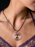 Rustic Copper Celtic Tree of Life Necklace Customizable