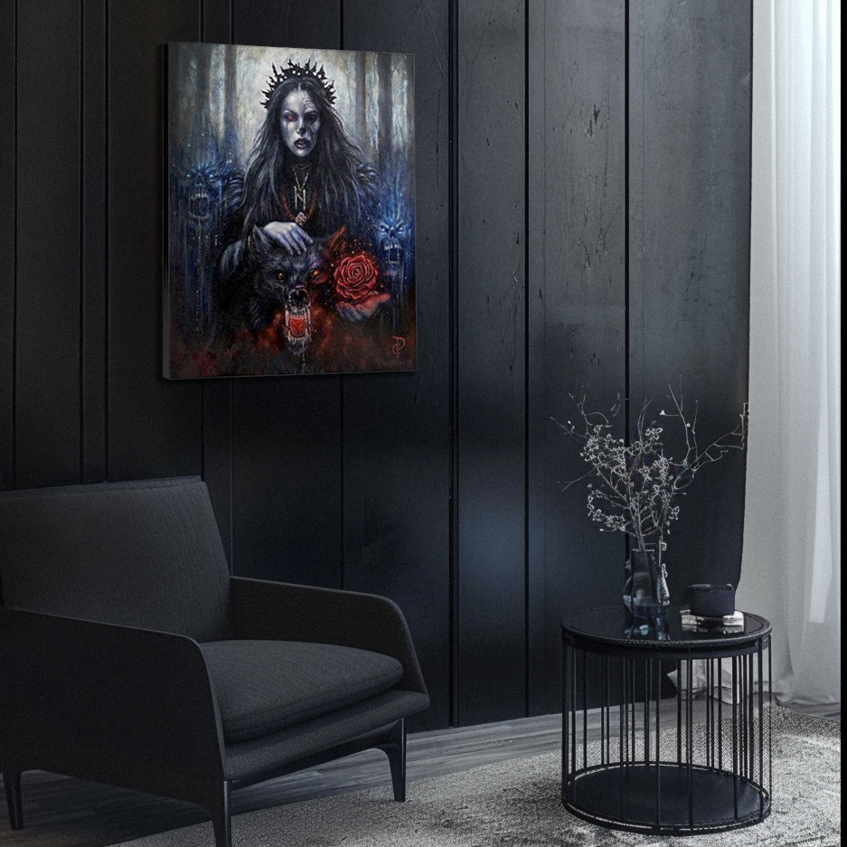 Hel 16 x 20 Canvas Art Print